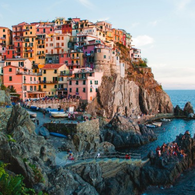 Vila costeira italiana